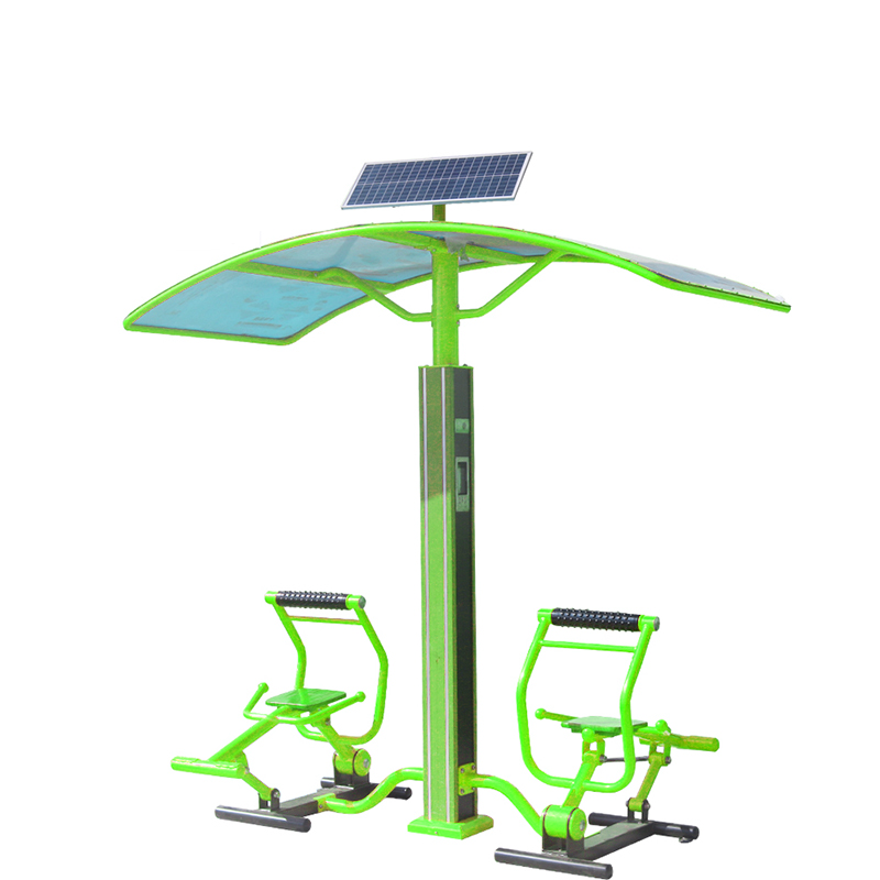 智能双位背部按摩器 - 熊猫体育官网校园健身路径设备